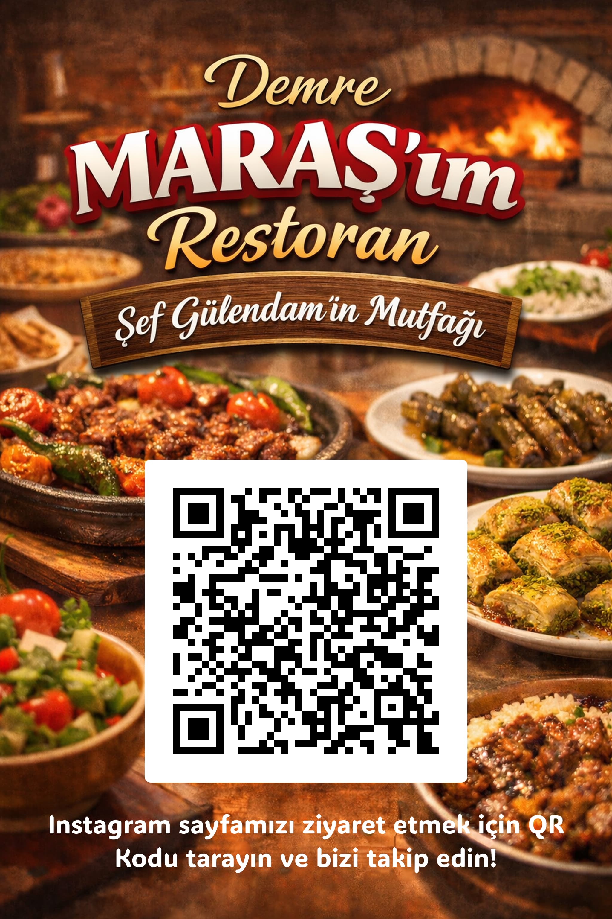 Instagram sayfamızı ziyaret etmek için QR kodu tarayın ve bizi takip edin!